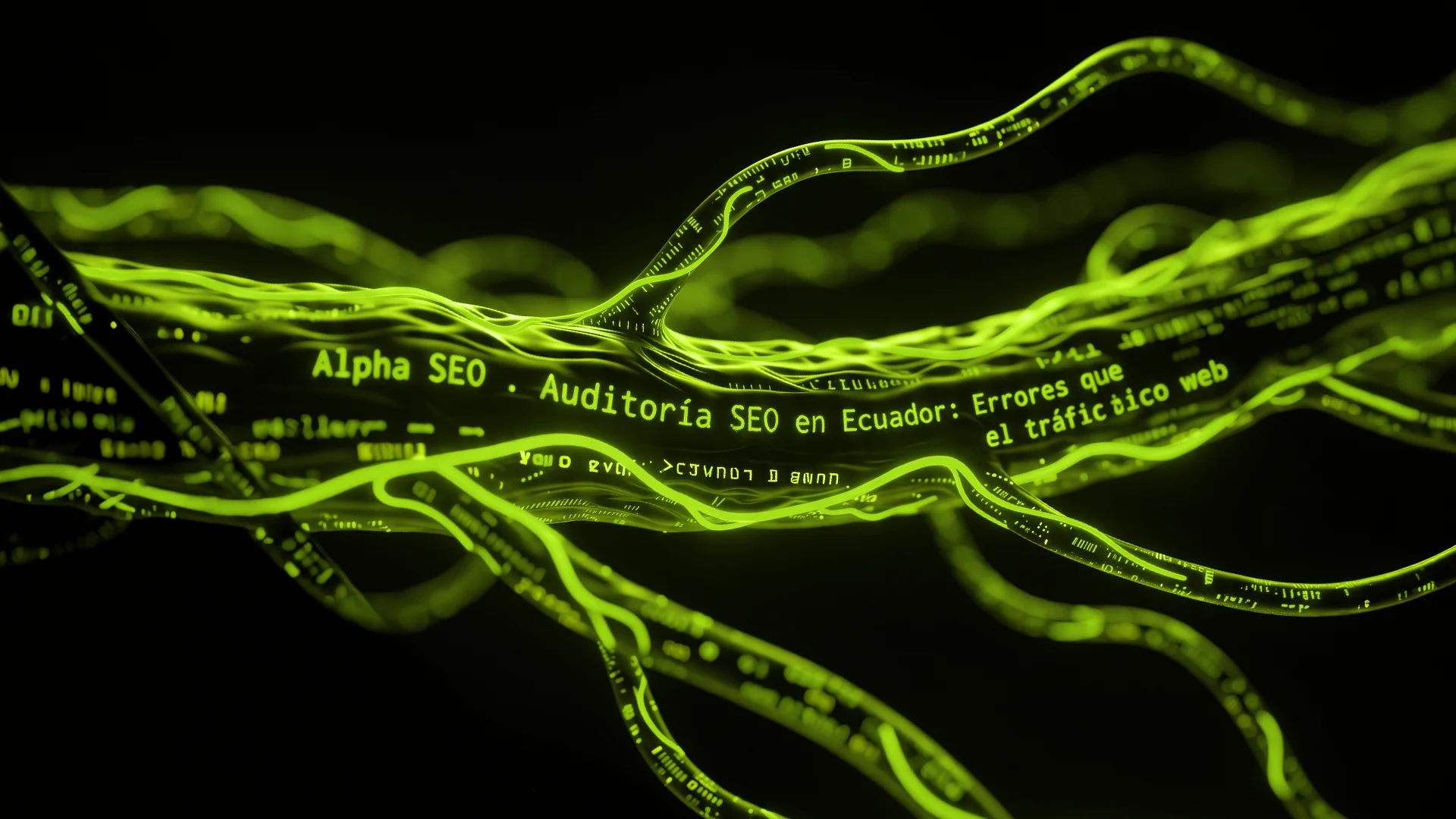 Especialista realizando una auditoría en posicionamiento web en Ecuador para un sitio corporativo